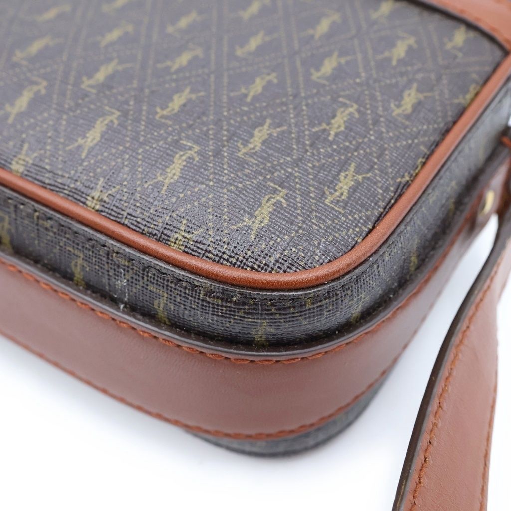 Saint Laurent Paris Camera Bag le Monogram Leather Brown — view 5