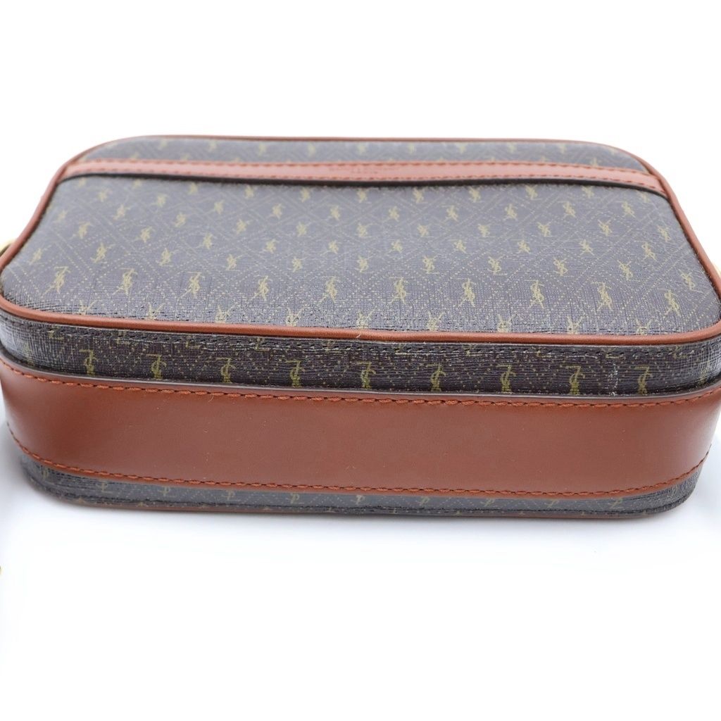 Saint Laurent Paris Camera Bag le Monogram Leather Brown — view 4