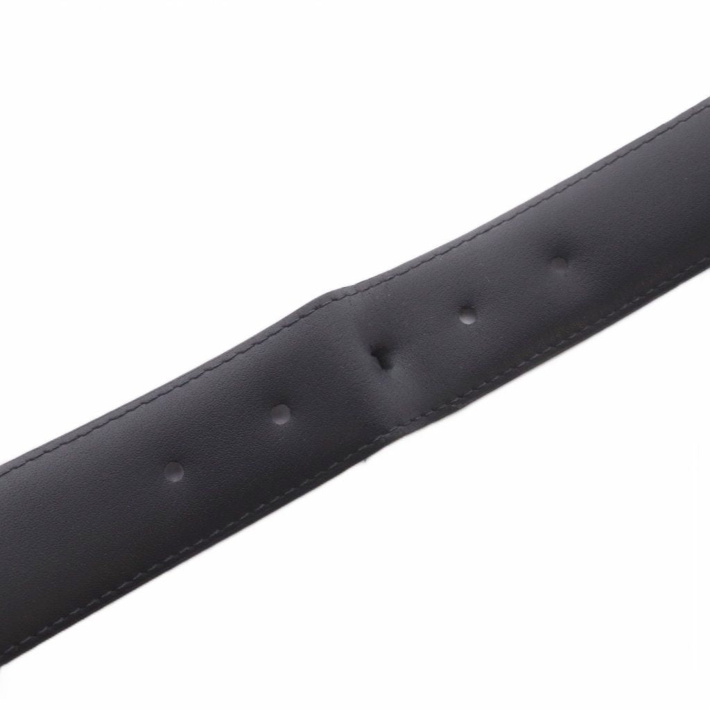Louis Vuitton Ceinture Pont Neuf Belt Canvas Leather Black AD — view 6