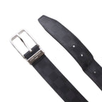 Louis Vuitton Ceinture Pont Neuf Belt Canvas Leather Black AD — view 3