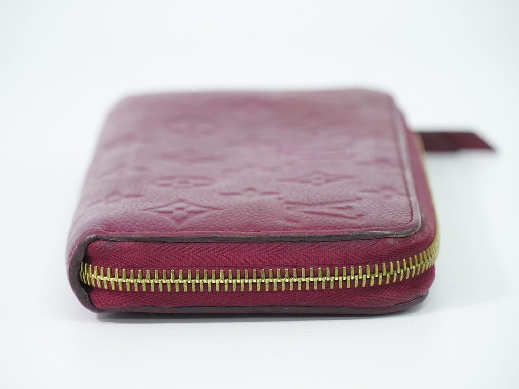 Louis Vuitton LV Zippy Wallet Monogram Empreinte Leather Raisin Purple — view 5