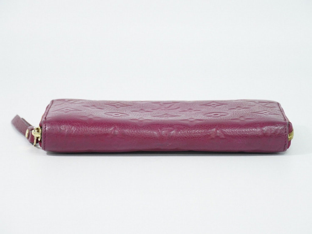 Louis Vuitton LV Zippy Wallet Monogram Empreinte Leather Raisin Purple — view 2