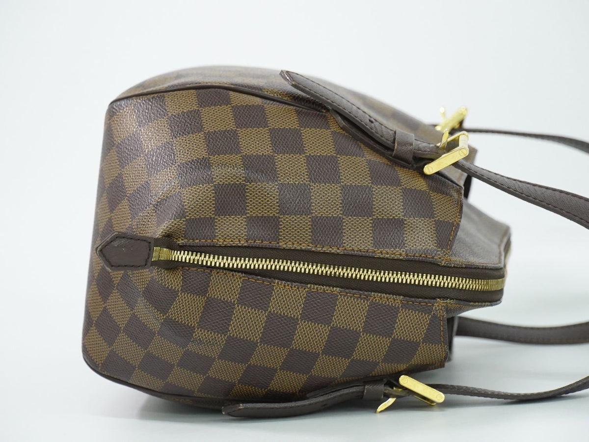Louis Vuitton LV Belem MM Damier Ebene Shoulder Bag Brown — view 4