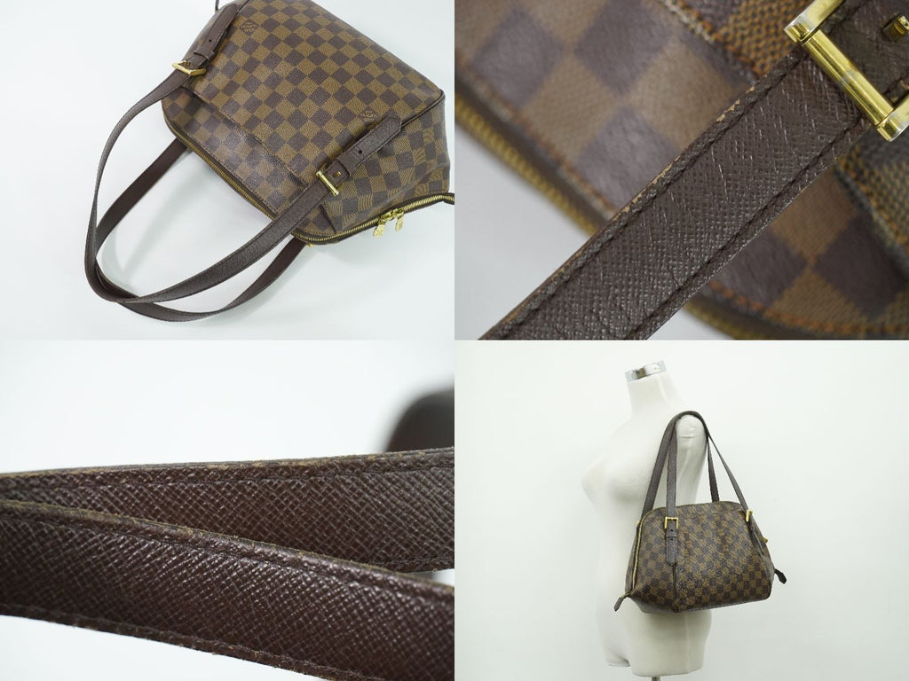 Louis Vuitton LV Belem MM Damier Ebene Shoulder Bag Brown — view 6