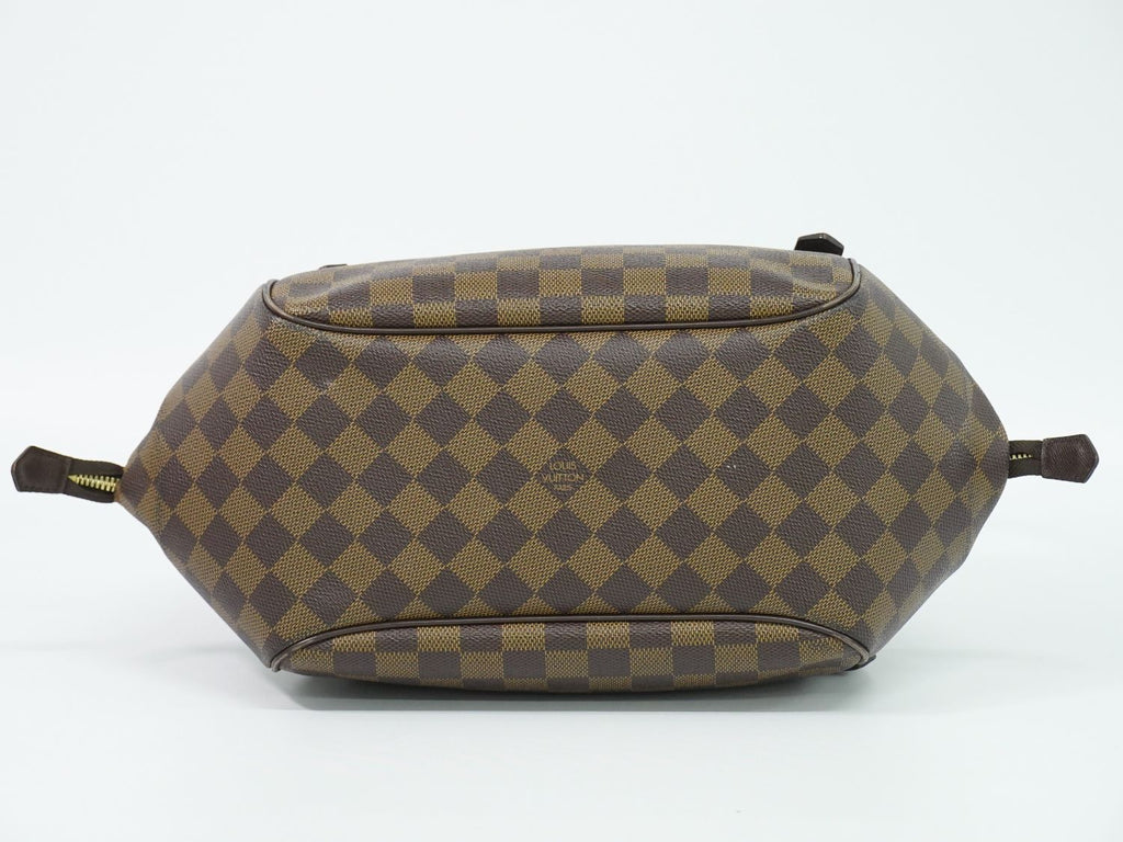 Louis Vuitton LV Belem MM Damier Ebene Shoulder Bag Brown — view 3