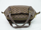 Louis Vuitton LV Belem MM Damier Ebene Shoulder Bag Brown — view 5