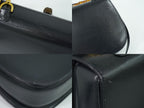 Gucci Bamboo 2-Way Shoulder Bag Pochette Leather Black — view 7