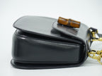 Gucci Bamboo 2-Way Shoulder Bag Pochette Leather Black — view 4