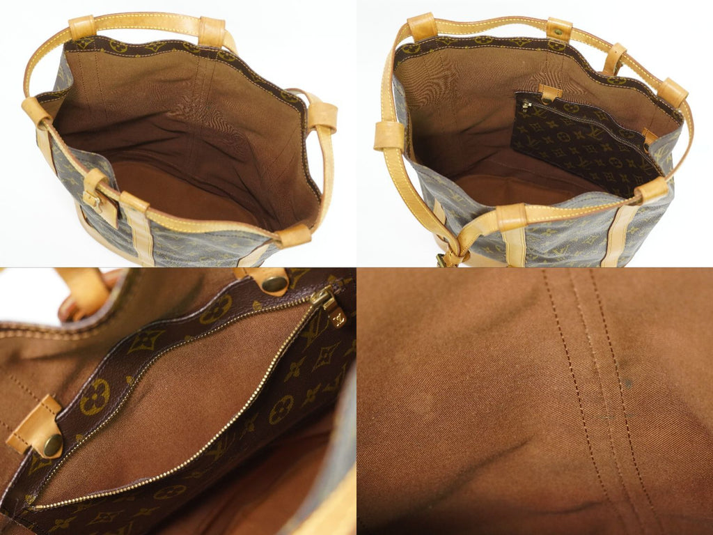 Louis Vuitton LV Randonnee GM Monogram Shoulder Bag Brown — view 8