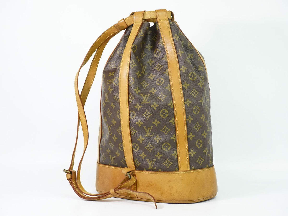 Louis Vuitton LV Randonnee GM Monogram Shoulder Bag Brown — view 2