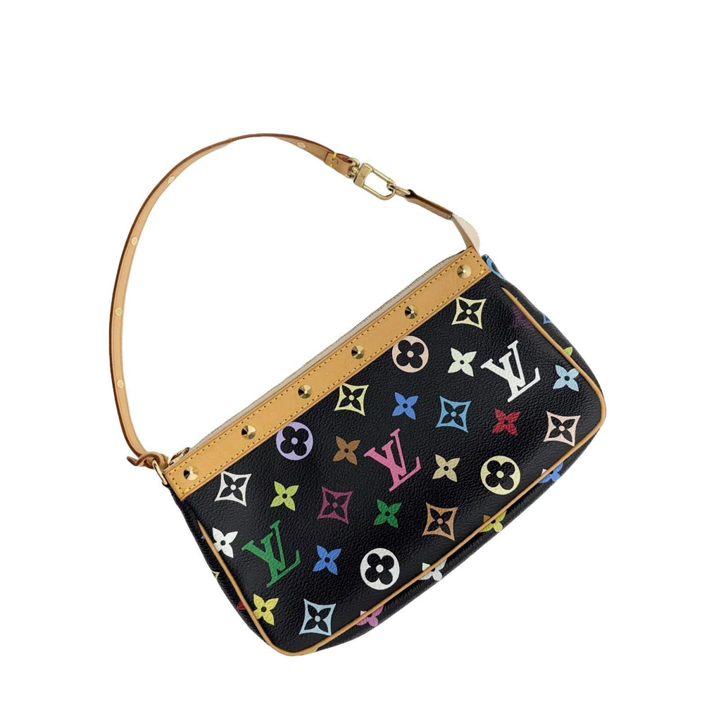 Louis Vuitton Pochette Accessoires Multicolor Noir Handbag — view 4