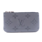 Louis Vuitton Pochette Cles Monogram Eclipse Reverse Coin Purse Gray