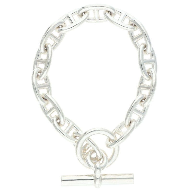 Hermes Chaine D'ancre GM Silver Bracelet