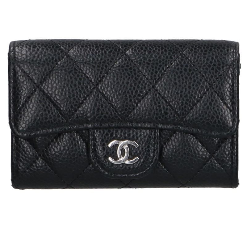 Chanel Caviar Leather Quilted Card Case