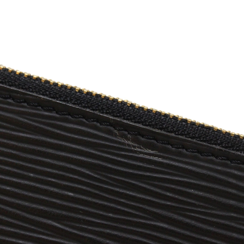Louis Vuitton Pochette Accessoires Epi Noir Handbag — view 7