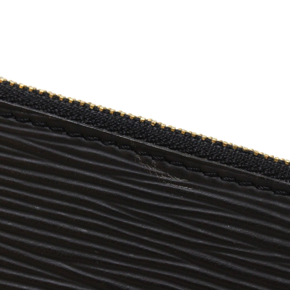Louis Vuitton Pochette Accessoires Epi Noir Handbag — view 7