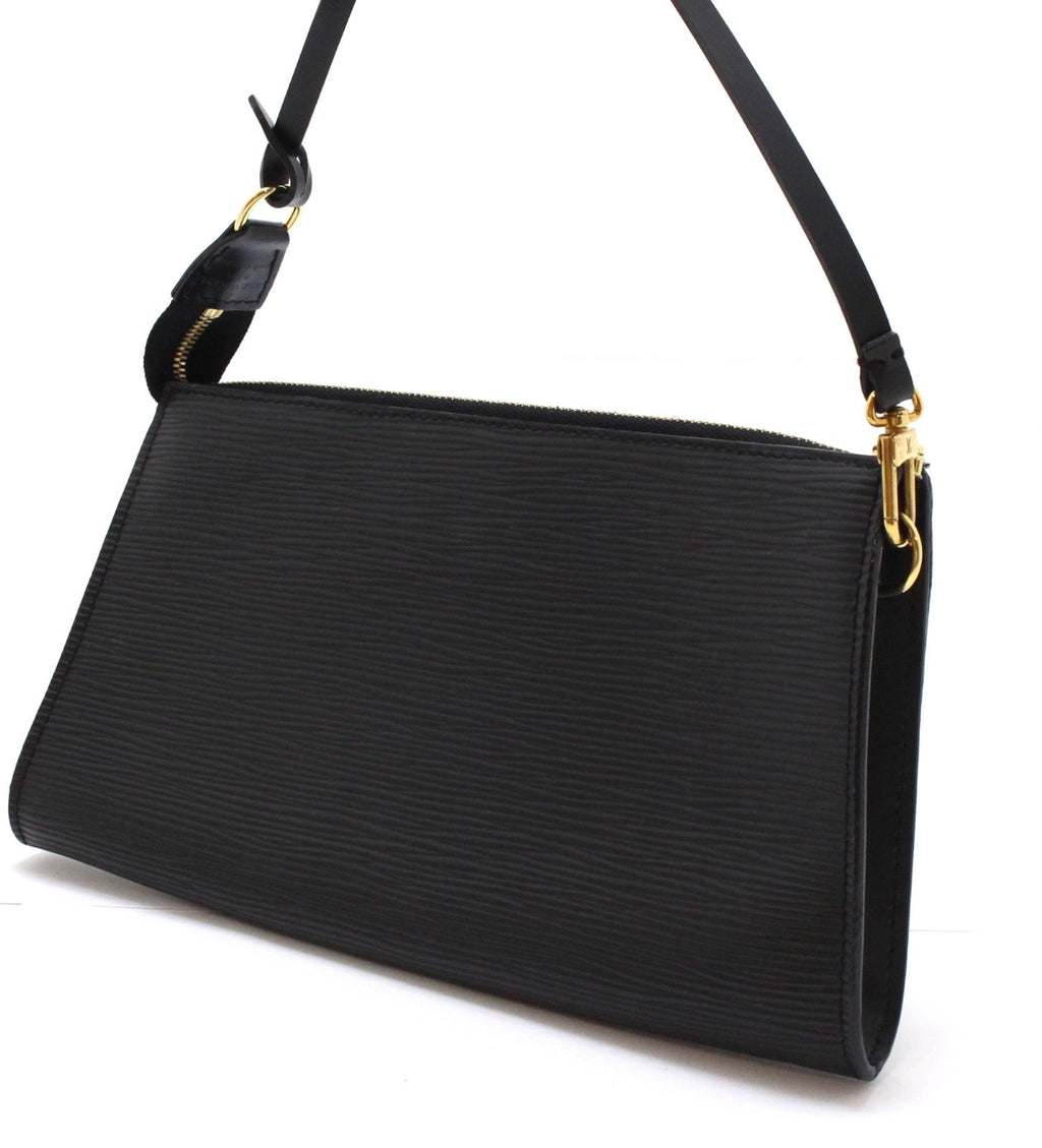 Louis Vuitton Pochette Accessoires Epi Noir Handbag — view 2