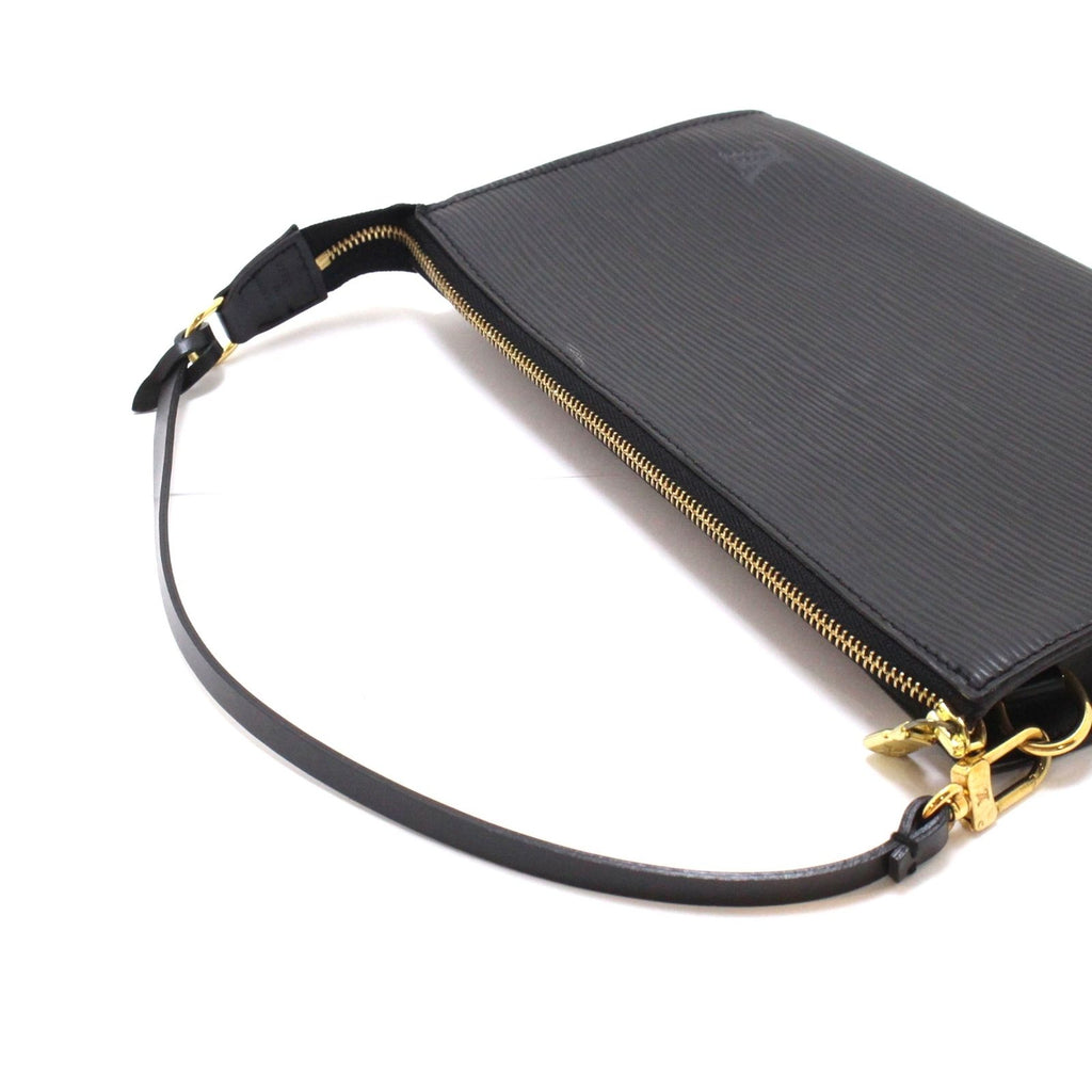 Louis Vuitton Pochette Accessoires Epi Noir Handbag — view 3