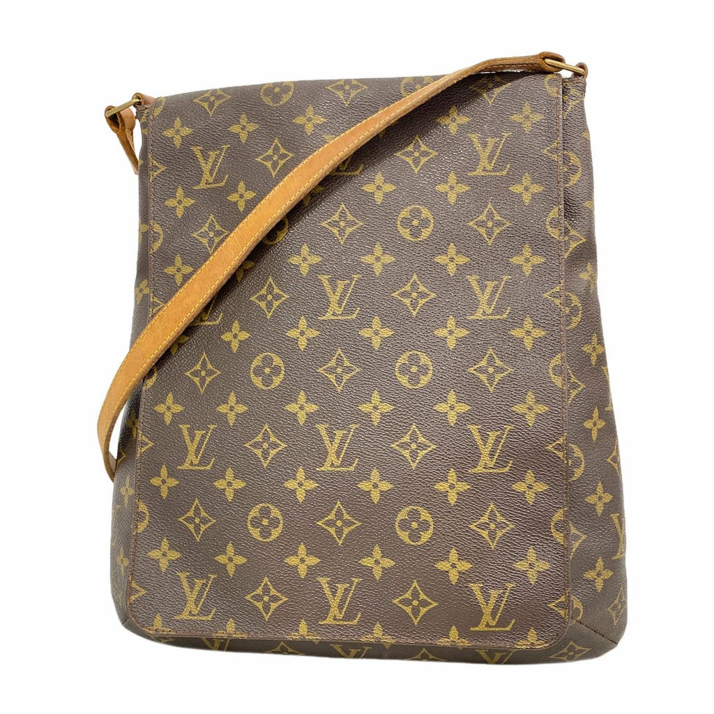 Louis Vuitton Shoulder Bag Monogram Musette Brown