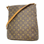Louis Vuitton Shoulder Bag Monogram Musette Brown