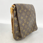 Louis Vuitton Shoulder Bag Monogram Musette Salsa Short Strap Brown — view 2