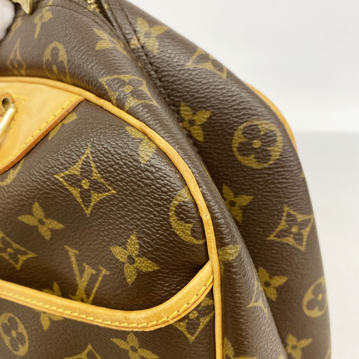 Louis Vuitton Handbag Monogram Deauville Brown — view 7