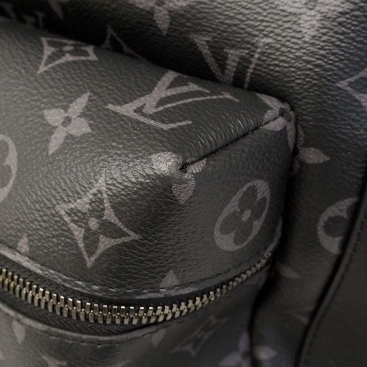 Louis Vuitton Backpack Monogram Eclipse Discovery MM Black — view 8