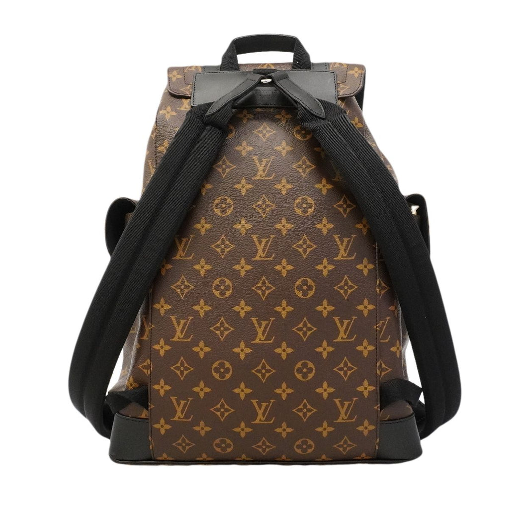 Louis Vuitton Backpack Monogram Macassar Christopher MM Brown — view 8