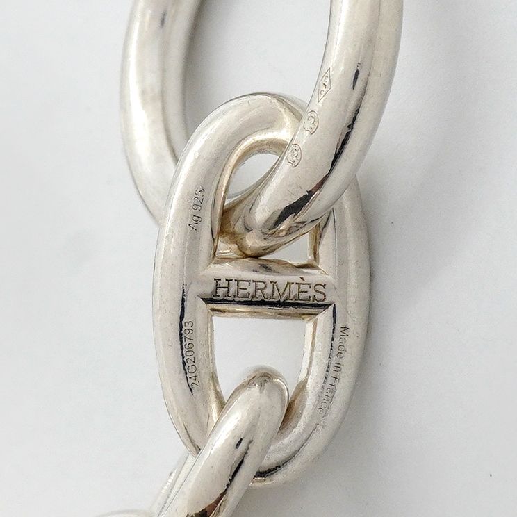 Hermes Necklace Chaine D'ancre GM 29 Links 925 Sterling Silver — view 5