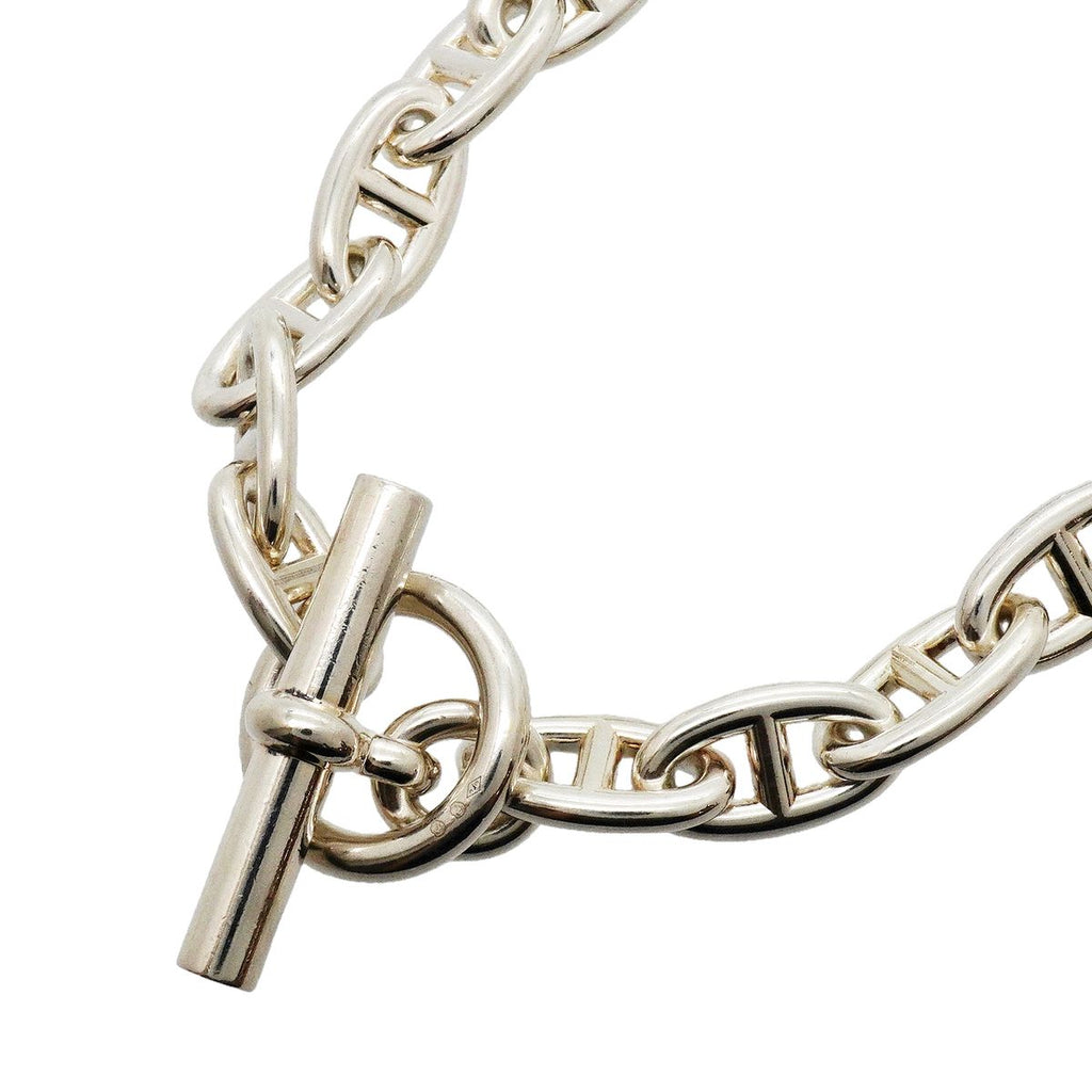 Hermes Necklace Chaine D'ancre GM 29 Links 925 Sterling Silver