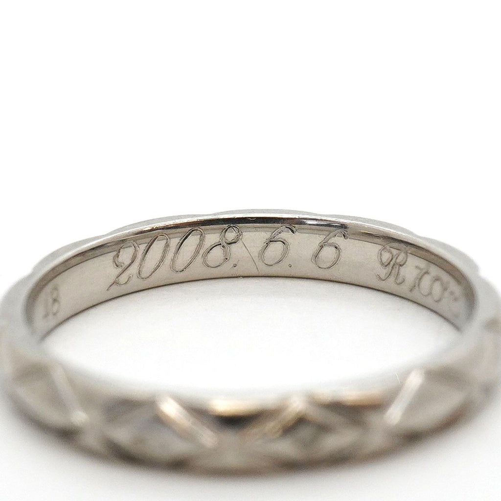 Chanel Ring Quilted Platinum — view 6
