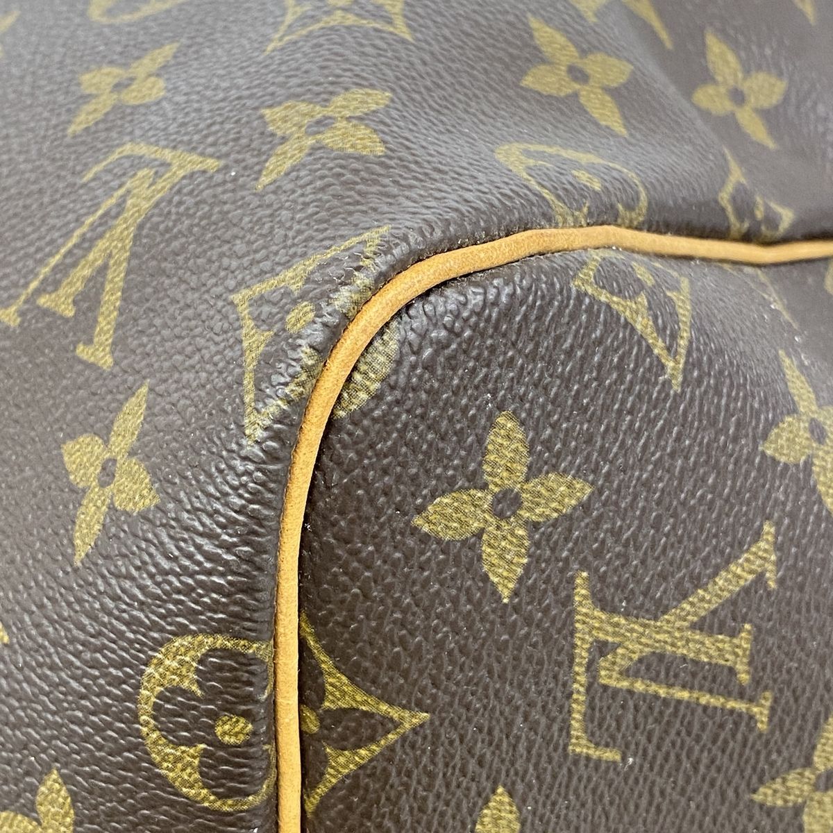 Louis Vuitton Boston Bag Monogram Keepall 55 Brown — view 7