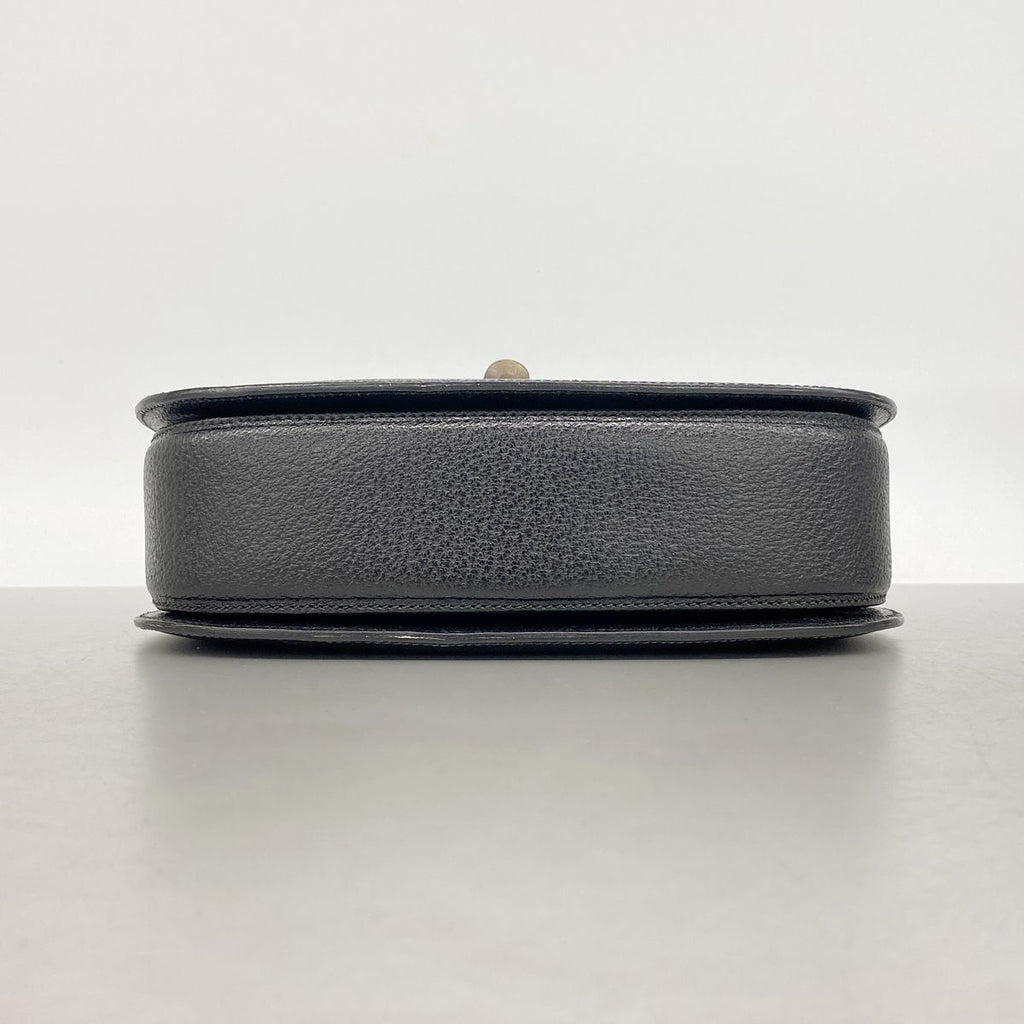 Gucci Handbag Bamboo Leather Black Gold — view 3