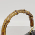Gucci Handbag Bamboo Leather Black Gold — view 7