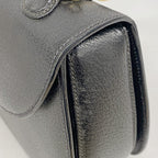 Gucci Handbag Bamboo Leather Black Gold — view 8
