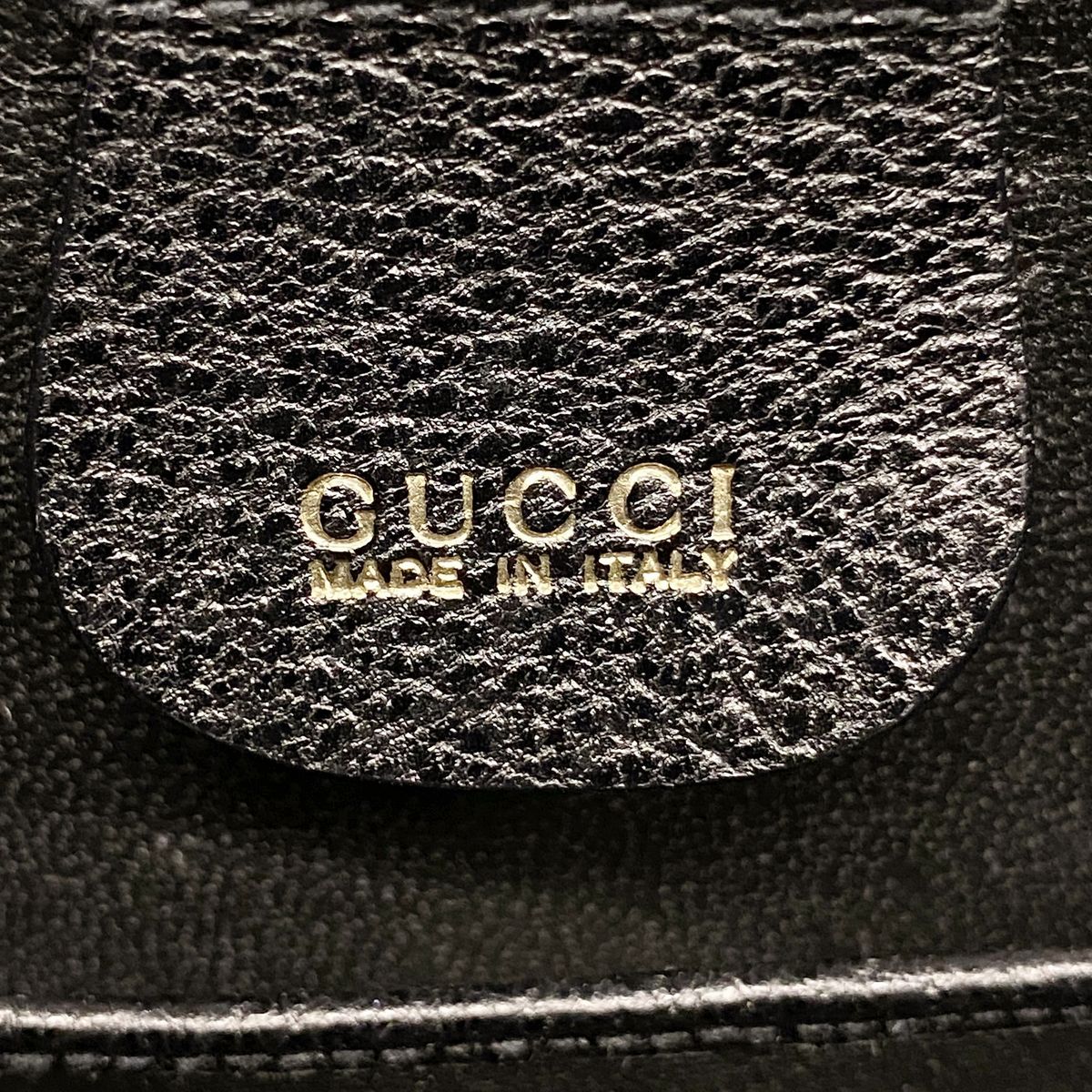 Gucci Handbag Bamboo Leather Black Gold — view 5