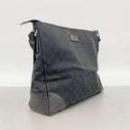 Gucci Shoulder Bag GG Canvas Black Silver — view 2