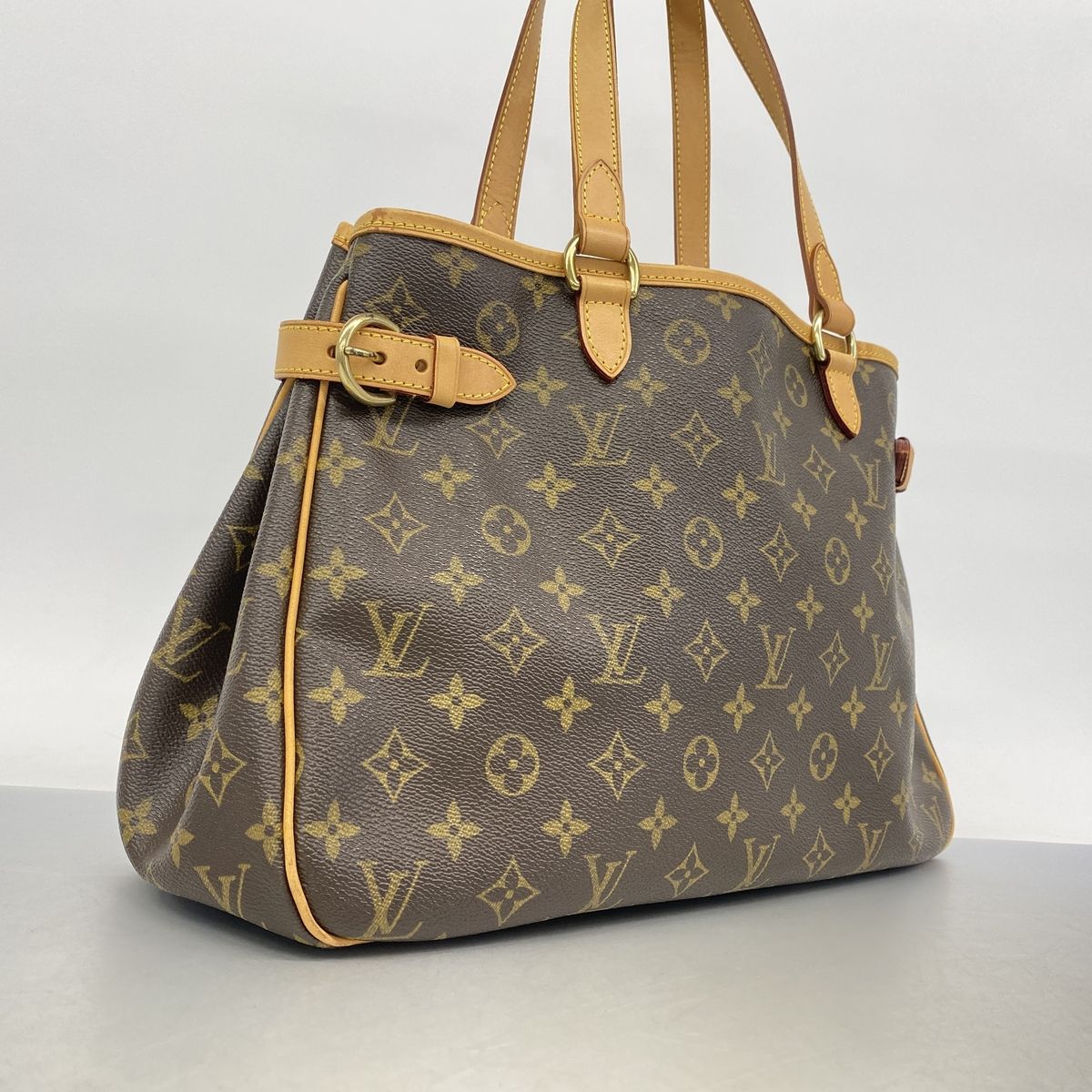 Louis Vuitton Tote Monogram Batignolles Horizon Tal Brown — view 2