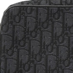 Dior Shoulder Bag Oblique Saddle Canvas Black Silver — view 7