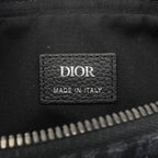 Dior Shoulder Bag Oblique Saddle Canvas Black Silver — view 5