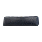 Chanel Shoulder Bag Quilted Lambskin Black Gold — view 3