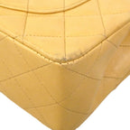 Chanel Shoulder Bag Quilted Lambskin Beige Gold — view 6