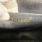 Chanel Handbag Quilted Lambskin Black Gold — view 5