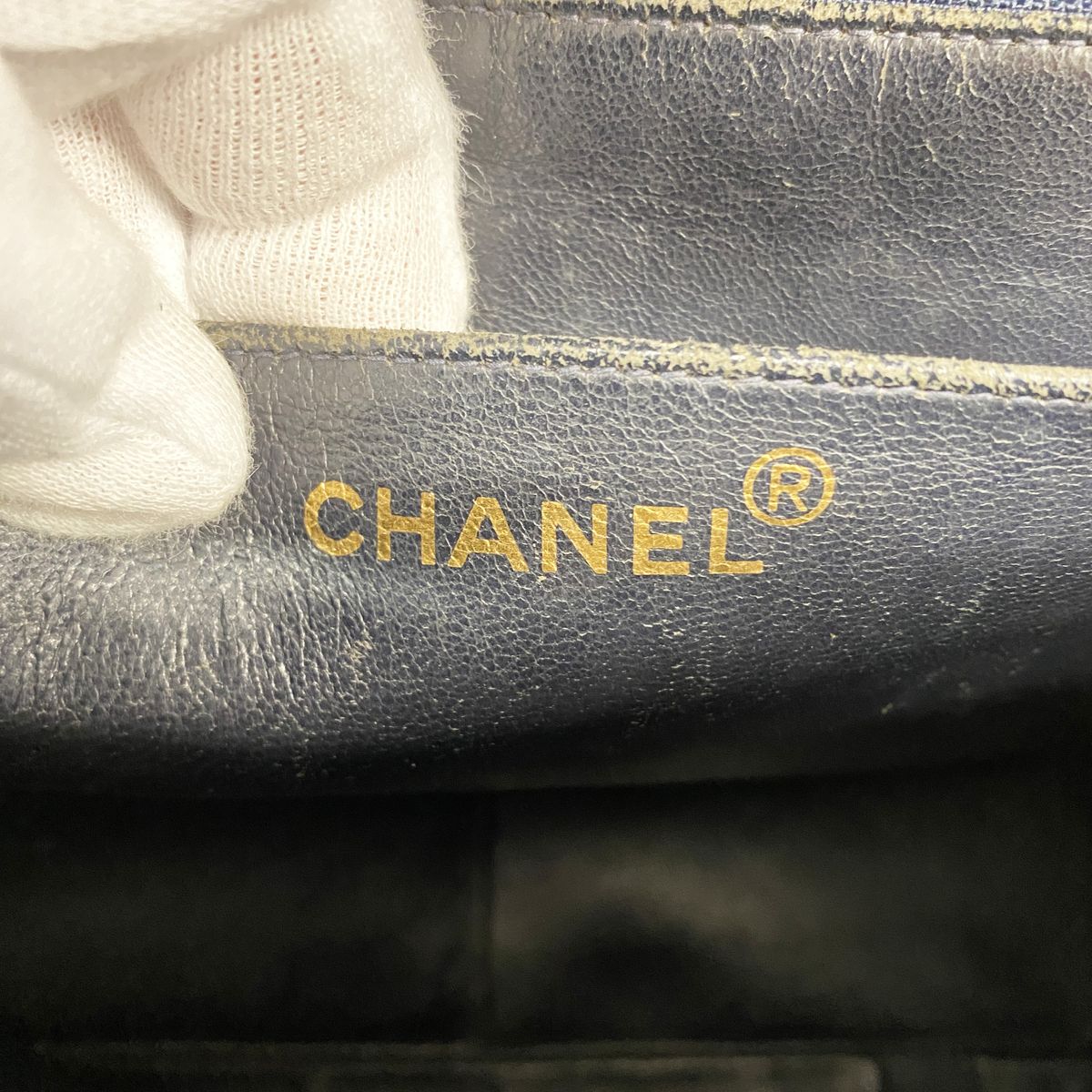 Chanel Handbag Quilted Lambskin Black Gold — view 5