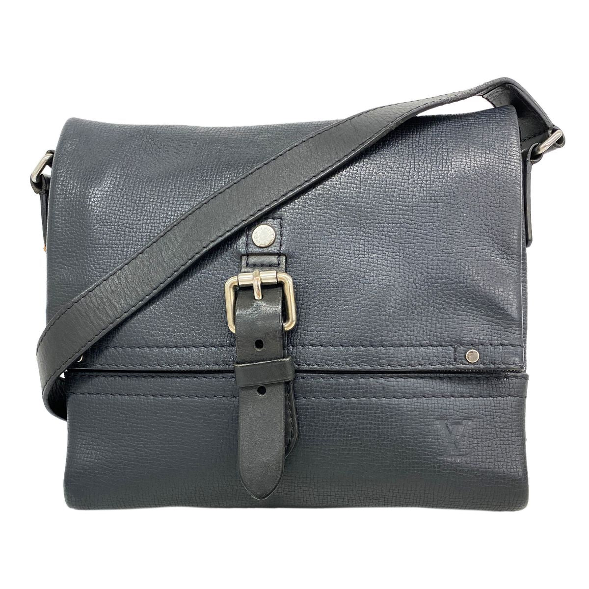 Louis Vuitton Shoulder Bag Utah Canyon Messenger PM Black