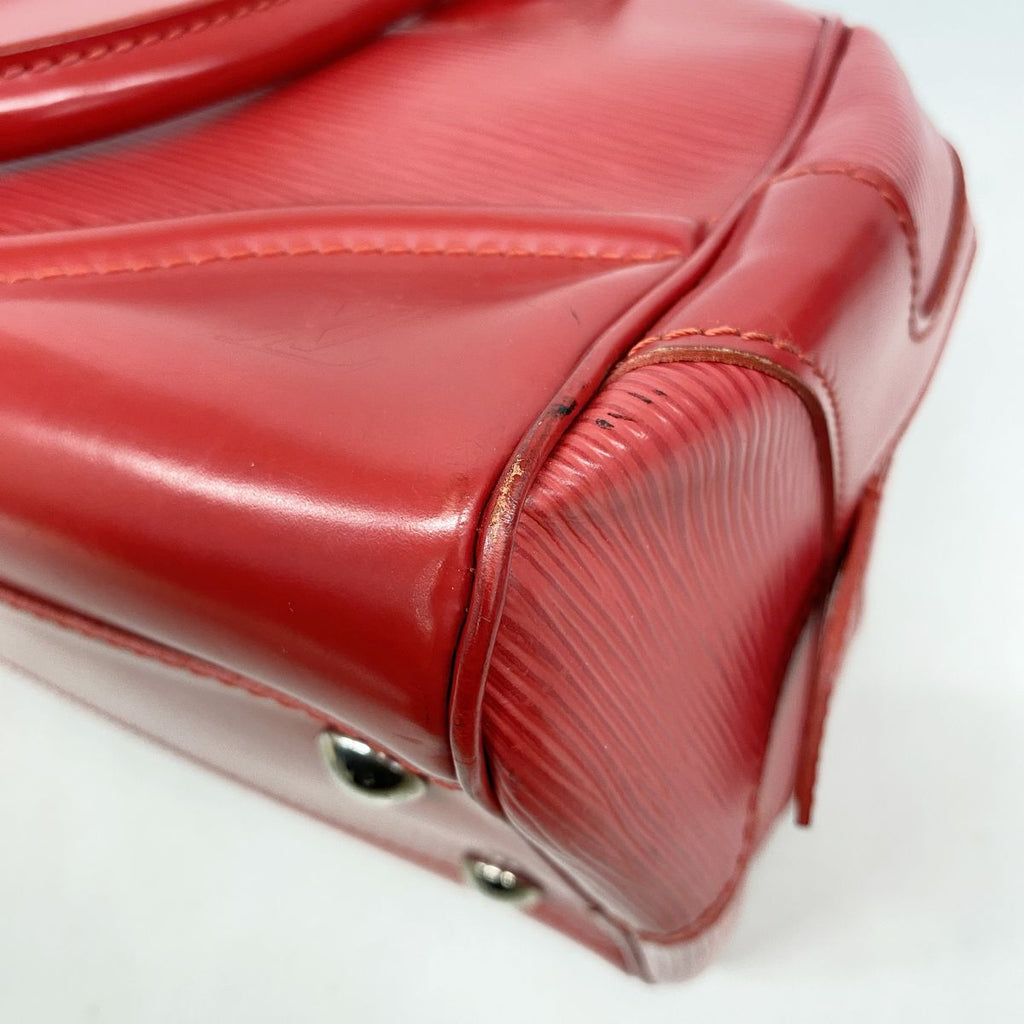 Louis Vuitton Handbag Epi Bowling Montaigne PM Rouge — view 6