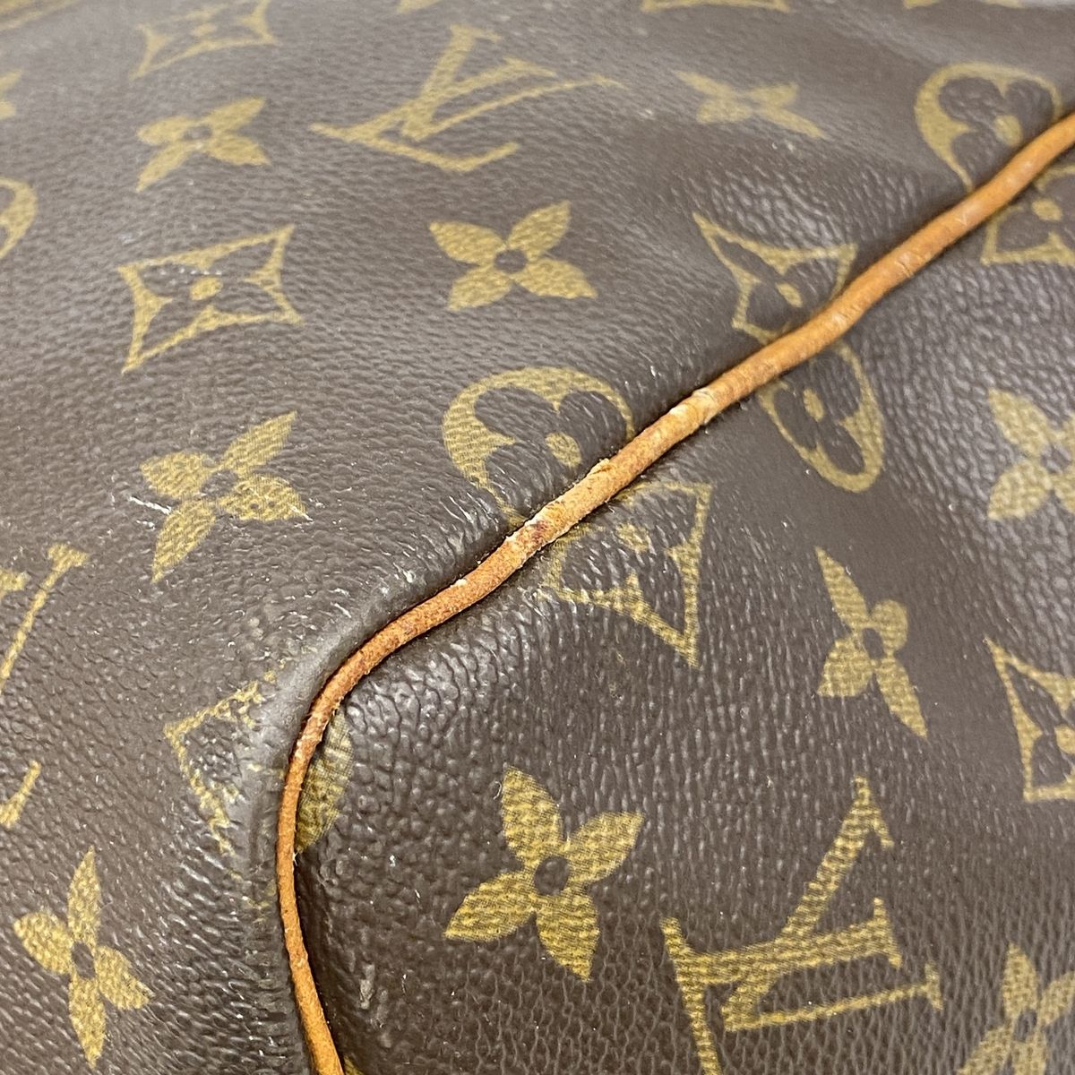 Louis Vuitton Boston Bag Monogram Keepall 55 Brown — view 8