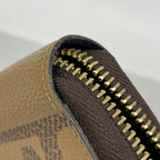 Louis Vuitton Wallet Monogram Giant Reverse Zippy Brown — view 5