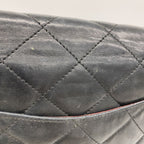 Chanel Shoulder Bag Quilted Limited Edition Lambskin Black Gold Silver — view 8