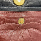 Chanel Shoulder Bag Quilted Limited Edition Lambskin Black Gold Silver — view 6